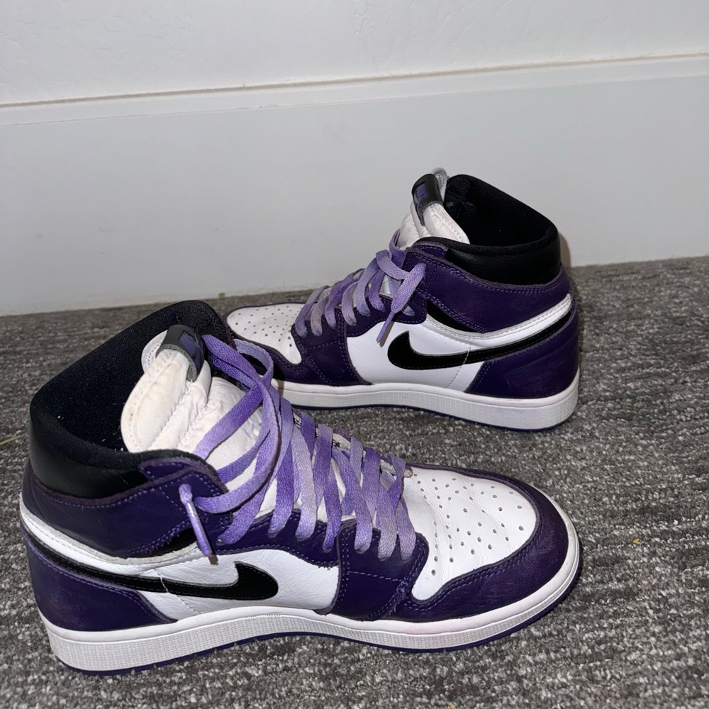 Air Jordan 1 retro high court purple shoes size men’s 8.5